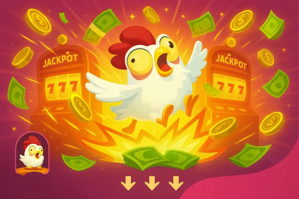 Road crossing nel gioco Chicken Road