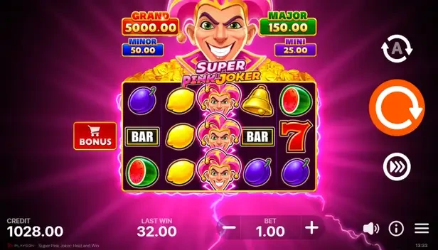 Игровые бонусные раунды Hold and Win с множителями Joker в слоте Pink Joker